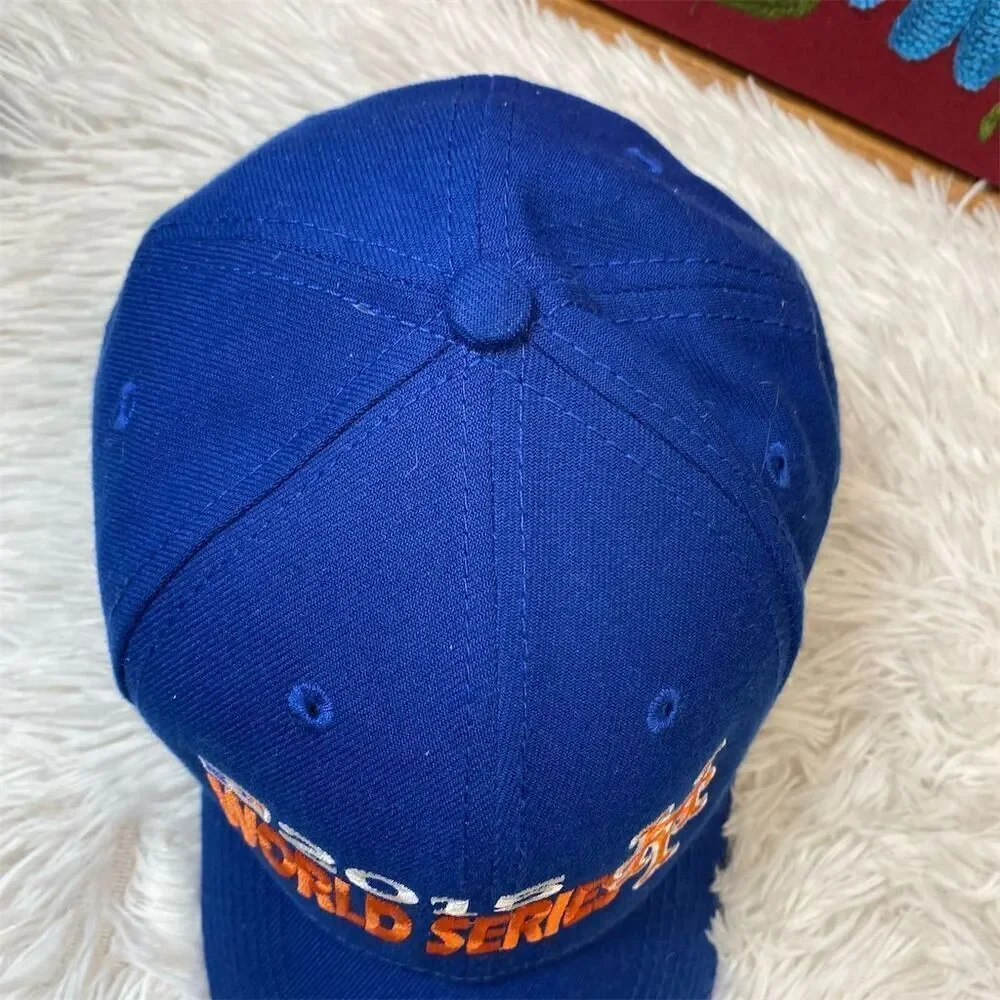 New York Mets 2015 World Series New Era 9FORTY Adjustable Hat Blue MLB